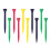 10 Count Golf Tee PE Plastic Golf Practice Training Aids Accessories 8 1