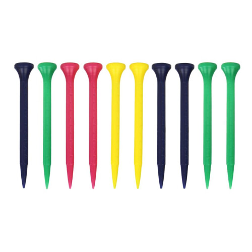 10 Count Golf Tee PE Plastic Golf Practice Training Aids Accessories 8 1