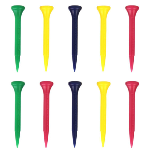 10 Count Golf Tee PE Plastic Golf Practice Training Aids Accessories 6 2