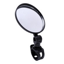 Black 15-35mm Bicycle Rear View Mirror HandleBar End for Electric Cycl