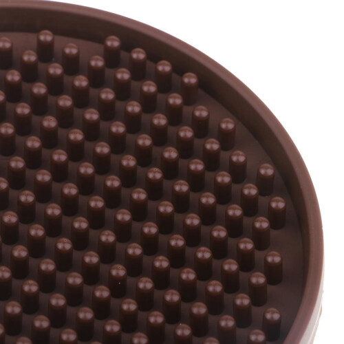 Round Drink Coasters Soft Silicone Cup Holder Mat Tableware Placemat B 2