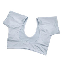 Women Underarm Armpit Vest Top Sweat Pad Sweat Absorbing Shirt L Light