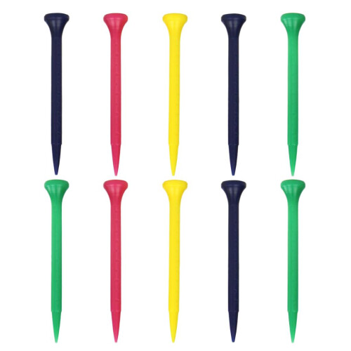 10 Count Golf Tee PE Plastic Golf Practice Training Aids Accessories 8 2