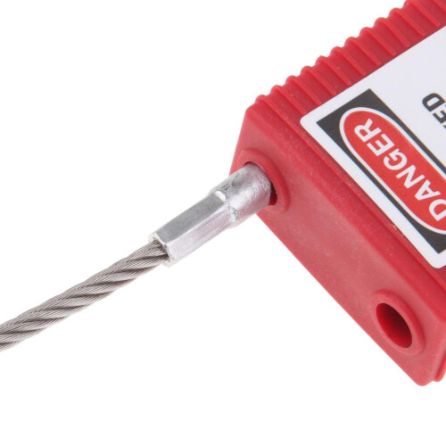 Safety Lockout Padlock Keyed Different 3.2mm Shackle  Red 2