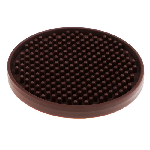 Round Drink Coasters Soft Silicone Cup Holder Mat Tableware Placemat B 1