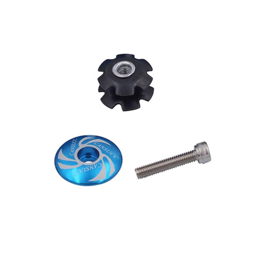 Bikes Headset Spacers Front Fork Washers for Stem 1-1/8" Blue 2