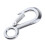 Heavy Duty Round Eye Lifting Snap Cargo Crane Hook 0.25T/0.75T Durable 2