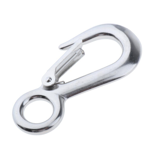 Heavy Duty Round Eye Lifting Snap Cargo Crane Hook 0.25T/0.75T Durable 1