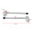 Motorcycle Aluminum Fork Tube Clip On Handlebar Modification Bracket 2