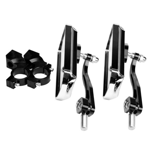 Bicycle Rear View Mirror HandleBar Bikes Viewing Mirror Pair Black 1
