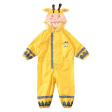 Cute Raincoat Children Cartoon Rain Coat Kids Rainwear Waterproof yell