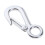Heavy Duty Round Eye Lifting Snap Cargo Crane Hook 0.25T/0.75T Durable 3