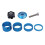 Bikes Headset Spacers Front Fork Washers for Stem 1-1/8" Blue 2