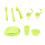 Plastic Cutlery Set Outdoor Camping Tableware Picnic BBQ Dinnerware Gr 1