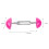 Adjustable Boots Width Extender Men Women Shoe Stretcher Expander Pink 2