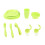 Plastic Cutlery Set Outdoor Camping Tableware Picnic BBQ Dinnerware Gr 3