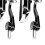 Bicycle Rear View Mirror HandleBar Bikes Viewing Mirror Pair Black 3
