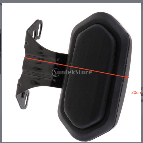 Driver Backrest Mount Universal for Motorcycle Black