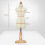 Mini Form Mannequin Tailor Mannequin Stand for Display Mini Dress Form 2