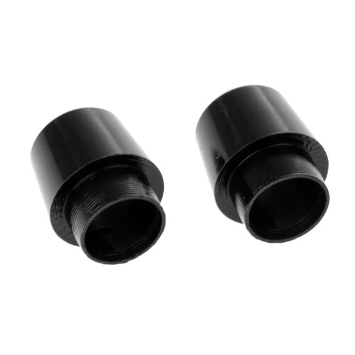 2pcs Plastic Golf Iron Ferrule for Taper Tip Iron Wedge Black 0.335 2