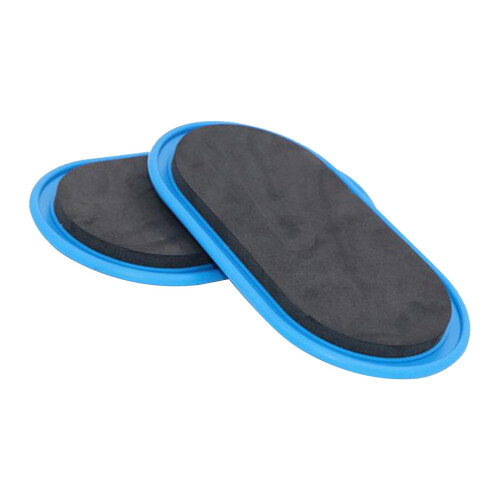 Exercise Sliding Gliding Discs Core Slider Sport Full Body Workout Blu