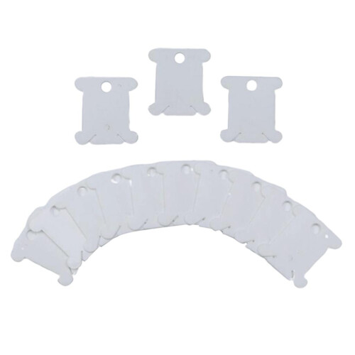 120x Plastic Thread Ribbon Holder Organizer Spools Sewing Accessories