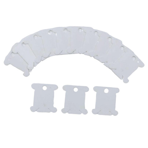 120x Plastic Thread Ribbon Holder Organizer Spools Sewing Accessories 1