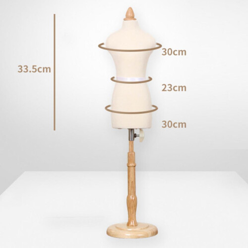 Mini Form Mannequin Tailor Mannequin Stand for Display Mini Dress Form 1