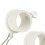 2pcs Rotate   Flag Pole Mounting Rings Grommet Clip Plastic 1.15inch 3