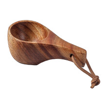 Camping Mug Outdoor Wooden Camp Cup Lightweight Hiking Tableware Coffe
