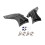 2x Universal Brake System Air Cooling Mounting Kit Accessories Plastic 2