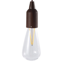 Pull Cord Light Hanging Bulb Tent Camping Lamp Battery Operated 6x22cm