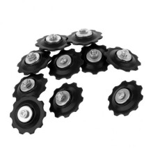 2x10Pcs Mountain Bike Cycling Rear Derailleur Guide Roller Jockey Whee