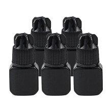 5 Pcs Empty Glue Bottles Eyelash Extensions Plastic Storage Container