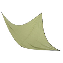 Outdoor Triangle Tent Rain Fly Tarp Sunshade Sun Shelter Army Green 3x