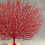 Plastic Coral Sculpture Table Top Ornament Decor Tabletop Figurine Red 3