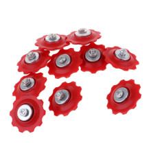 10Pcs Mountain Bike Cycling Rear Derailleur Guide Roller Jockey Wheel
