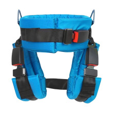 Nylon Bungee Trampoline Harness Protected Safety Belt for Kids Blue L
