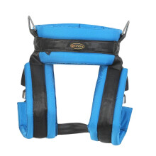 Nylon Bungee Trampoline Harness Protected Safety Belt for Kids Blue S