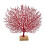Plastic Coral Sculpture Table Top Ornament Decor Tabletop Figurine Red 2
