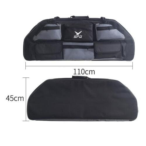 Compound Bow Bag Archery Quiver Bow Case with Pocket for Hunting Shoot 1