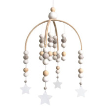 Mobile Wind Chime Wooden Bell for Infant Hanging Decor Newborn Gift St