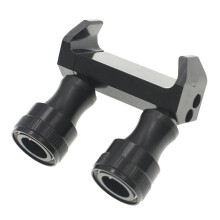 Bicycle Quick Release Bicycle Pedal Holder Adapter for  Black