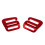 2 Pcs 1 inch G Hook Outdoor Webbing Buckle for Backpack Strap 25mm Red 2