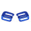 2 Pcs 1 inch G Hook Outdoor Webbing Buckle for Backpack Strap 25mm Blu 3