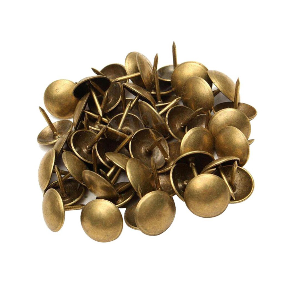 100Pcs Antique Bronze Upholstery Nails Furniture Studs/Tacks/Pins 10X1 6902696288479