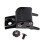 Black Metal Roller Skate Strap Buckle Replacement with Screws and Nuts 1