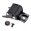 Black Metal Roller Skate Strap Buckle Replacement with Screws and Nuts 3
