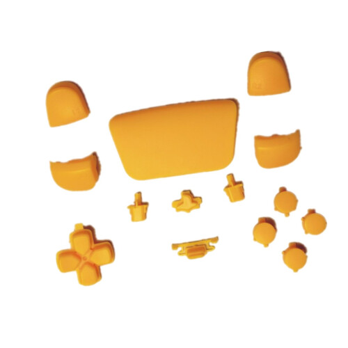 14Pcs Premium Button Kit Anti-Slip Accessories Durable for PS5 yellow