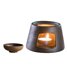 Tea Warmer with Candle Warmer Portable for Tea Milk Coffee Black stove
